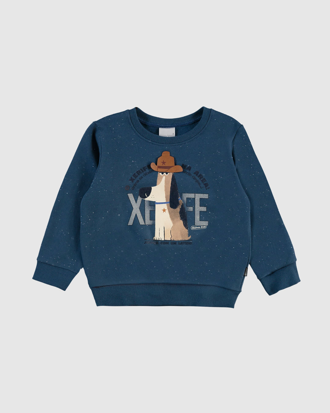 Blusão Infantil Menino Xerife Em Moletom Botonê Malwee Kids - Imagem 12