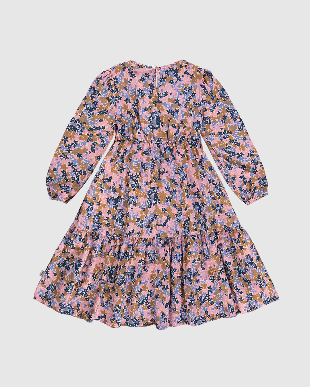 Vestido Infantil Marias Manga Longa Floral Em Viscose Malwee Kids - Imagem 18