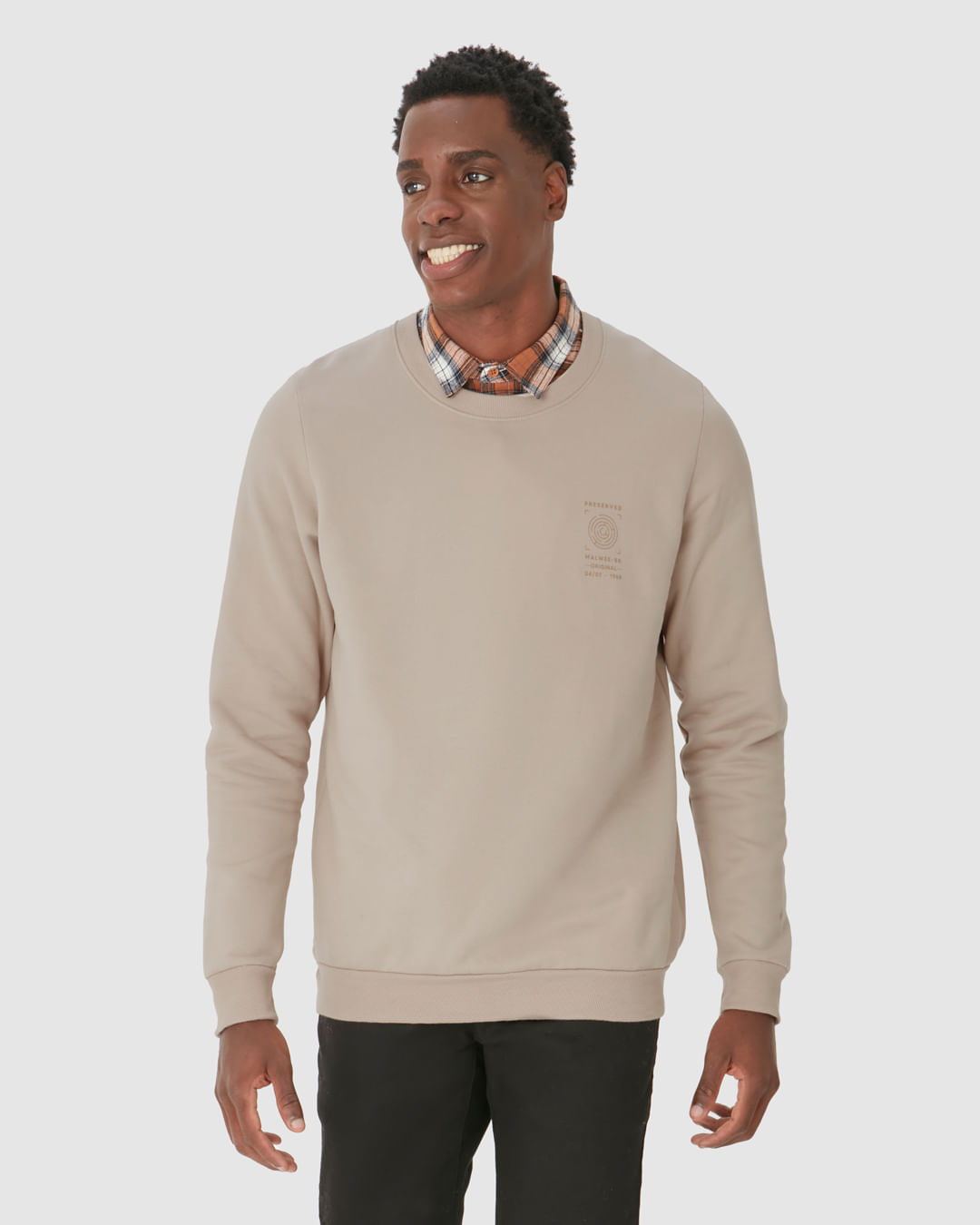 Blusão Masculino Estampa Frente E Costas Em Moletom Flanelado - Imagem 11