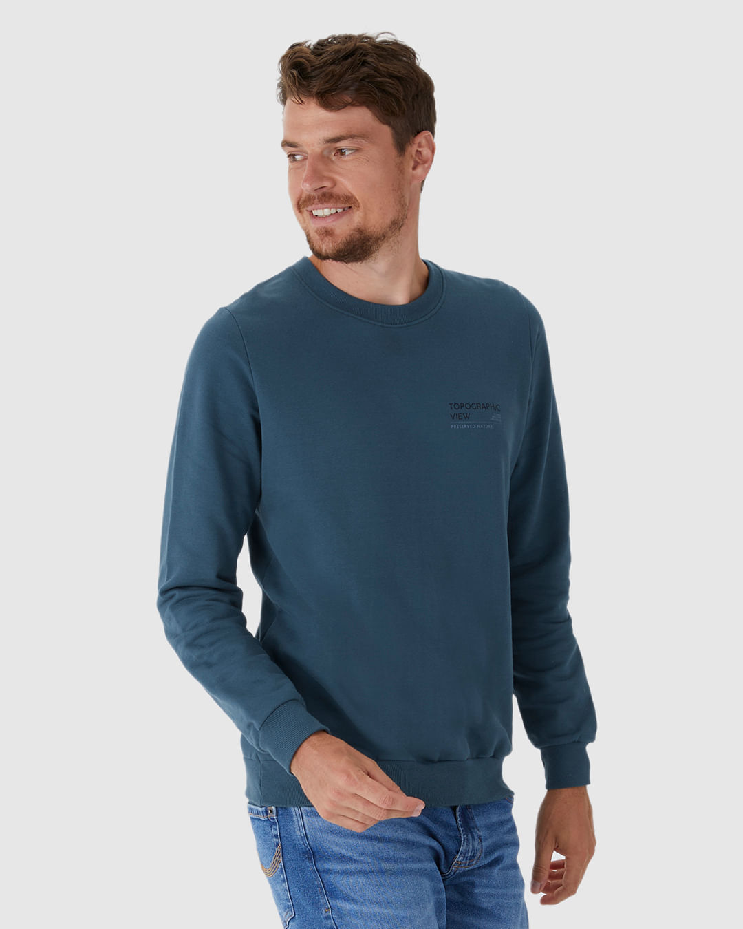 Blusão Masculino Estampa Frente e Costas em Moletom Flanelado