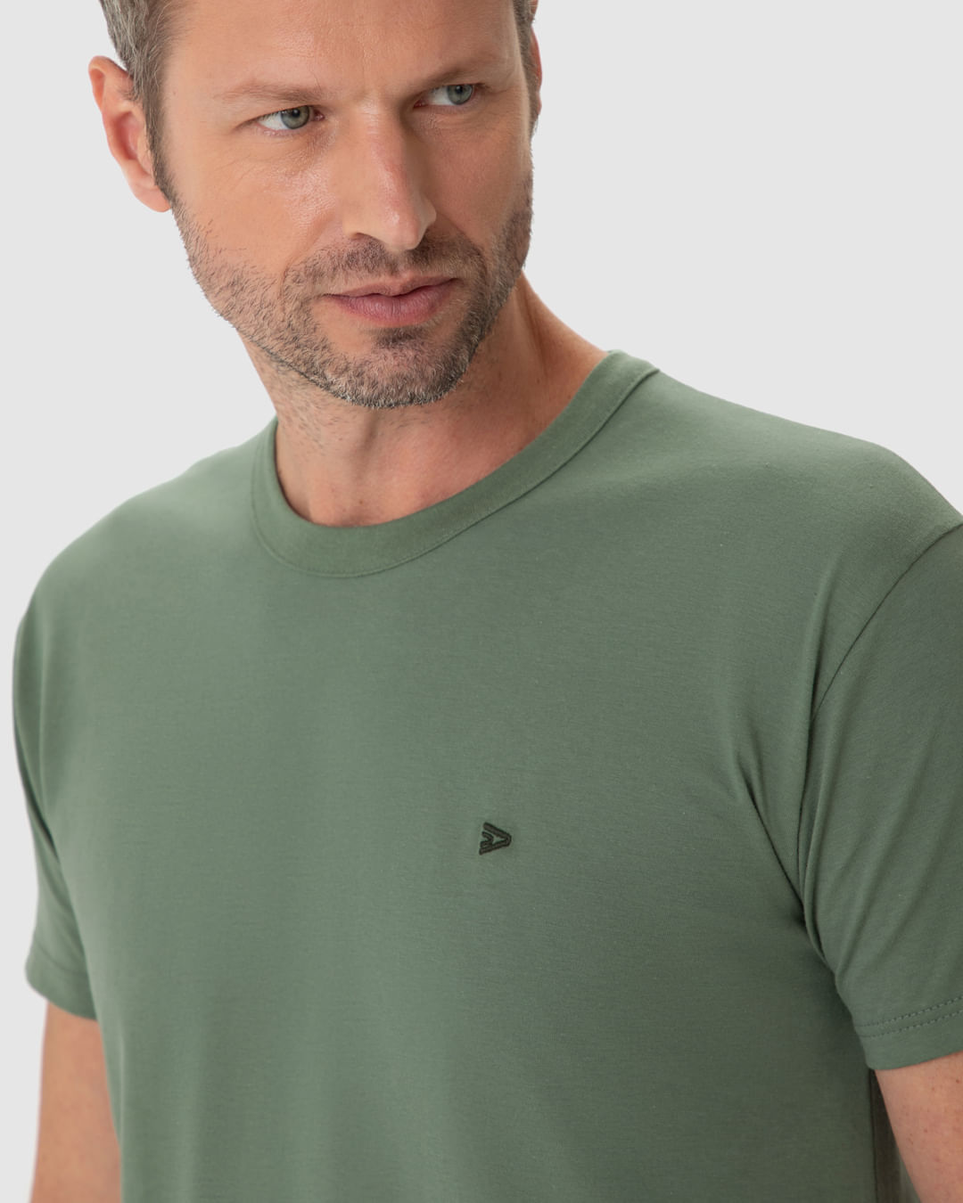 Pijama Masculino Camiseta Decote Redondo Manga Curta Em Algodão - Imagem 3