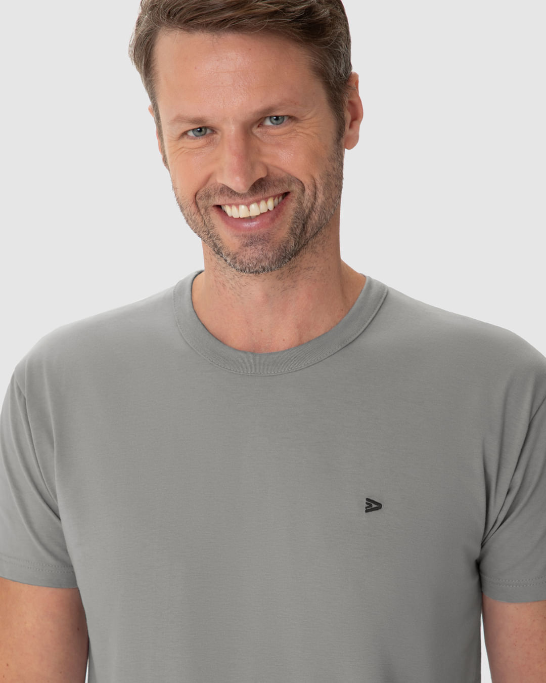 Pijama Masculino Camiseta Decote Redondo Manga Curta Em Algodão - Imagem 8