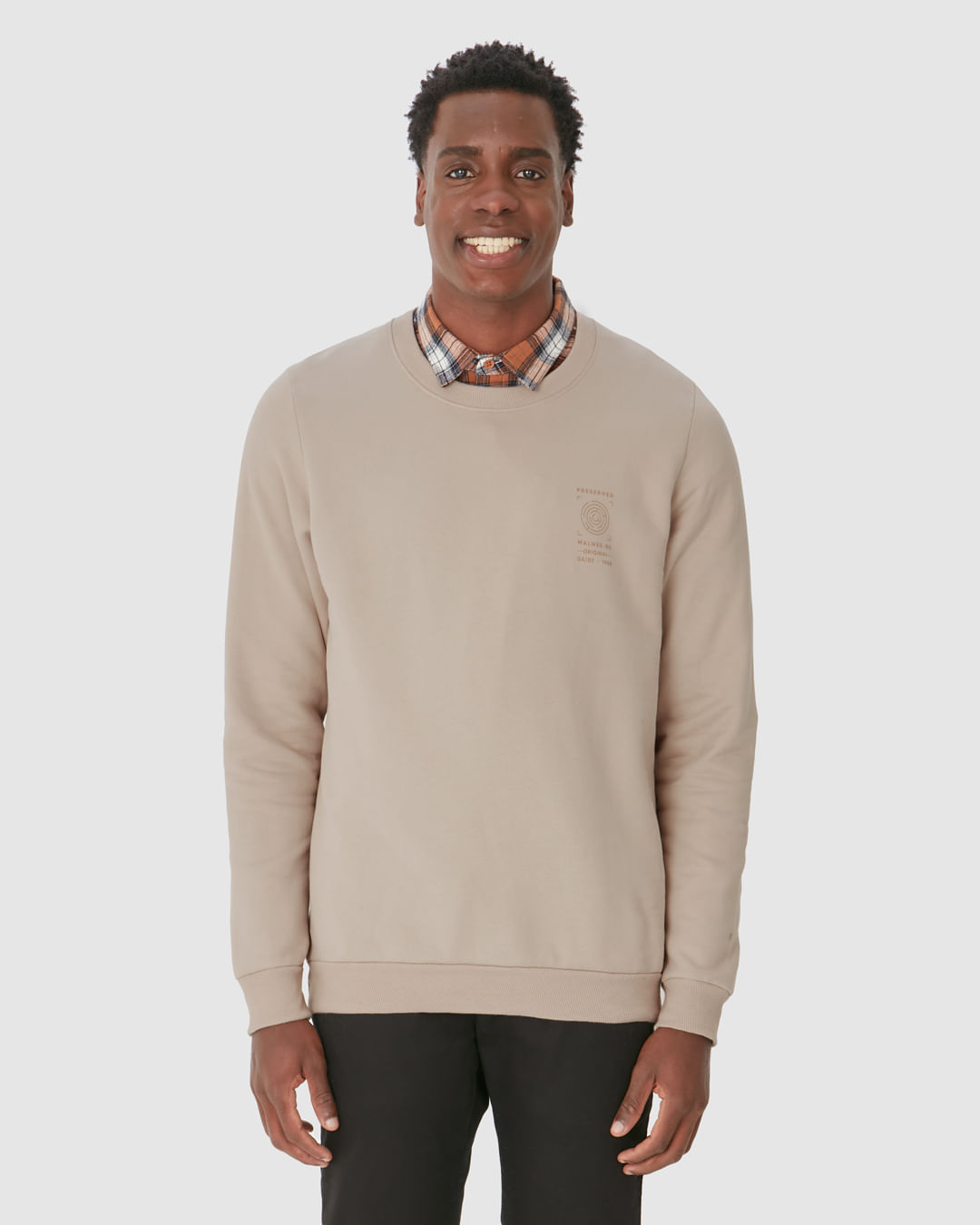 Blusão Masculino Estampa Frente E Costas Em Moletom Flanelado - Imagem 9