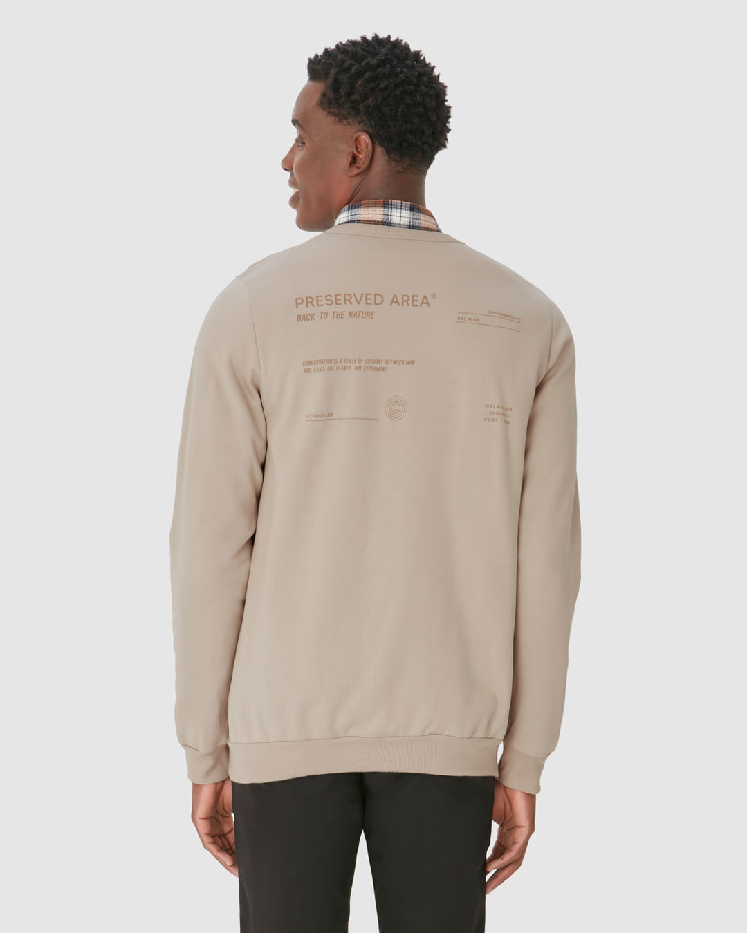 Blusão Masculino Estampa Frente E Costas Em Moletom Flanelado - Imagem 15