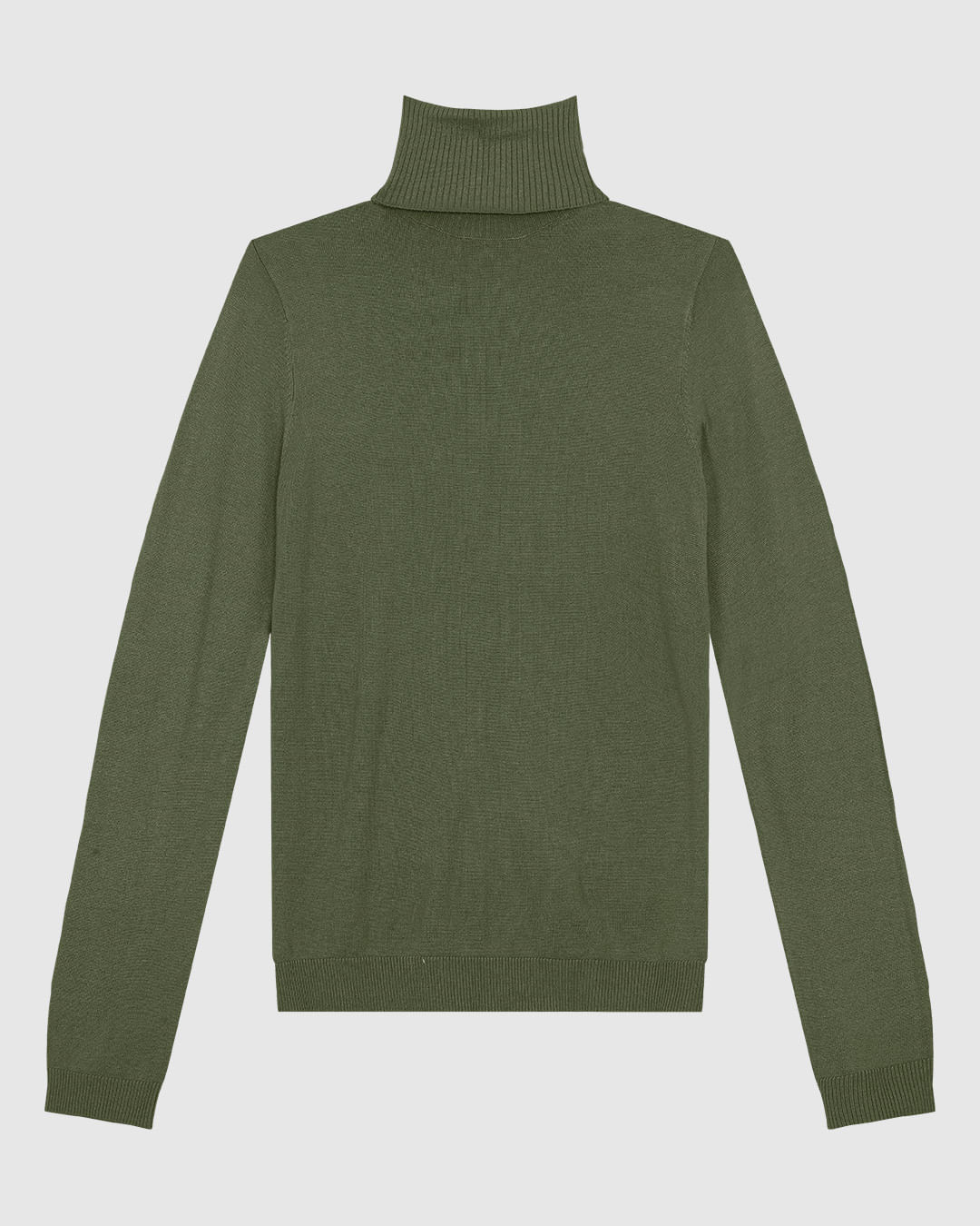 Suéter Feminino Justo Gola Alta Manga Longa Em Tricô - ENFIM - Imagem 8