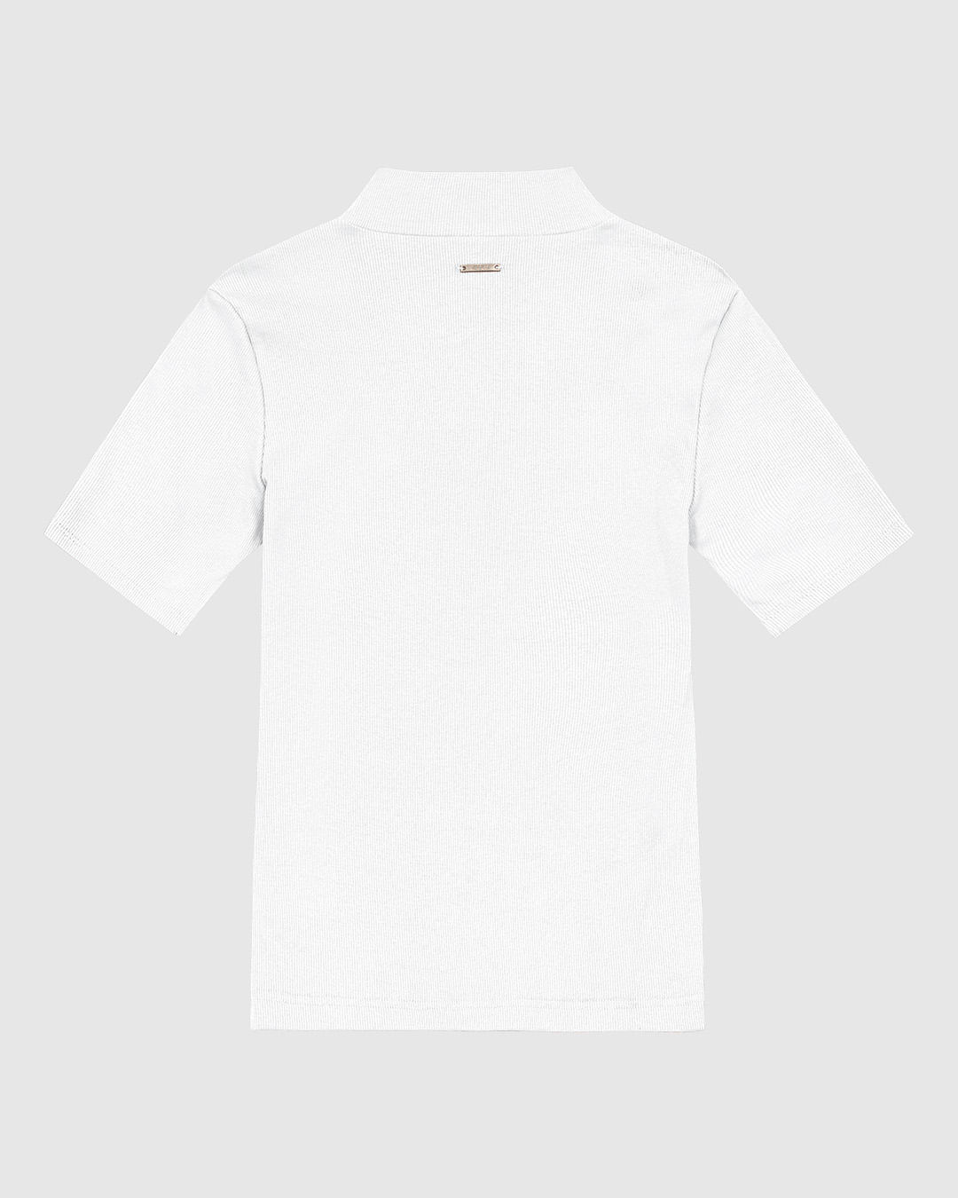 Blusa Básica Feminina Gola Dupla Em Ribana - ENFIM - Imagem 10