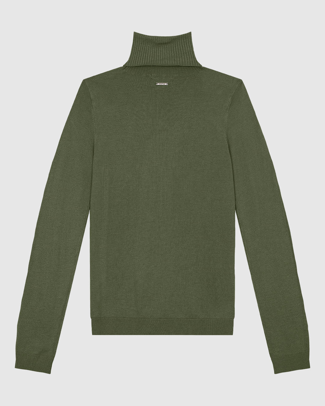 Suéter Feminino Justo Gola Alta Manga Longa Em Tricô - ENFIM - Imagem 6