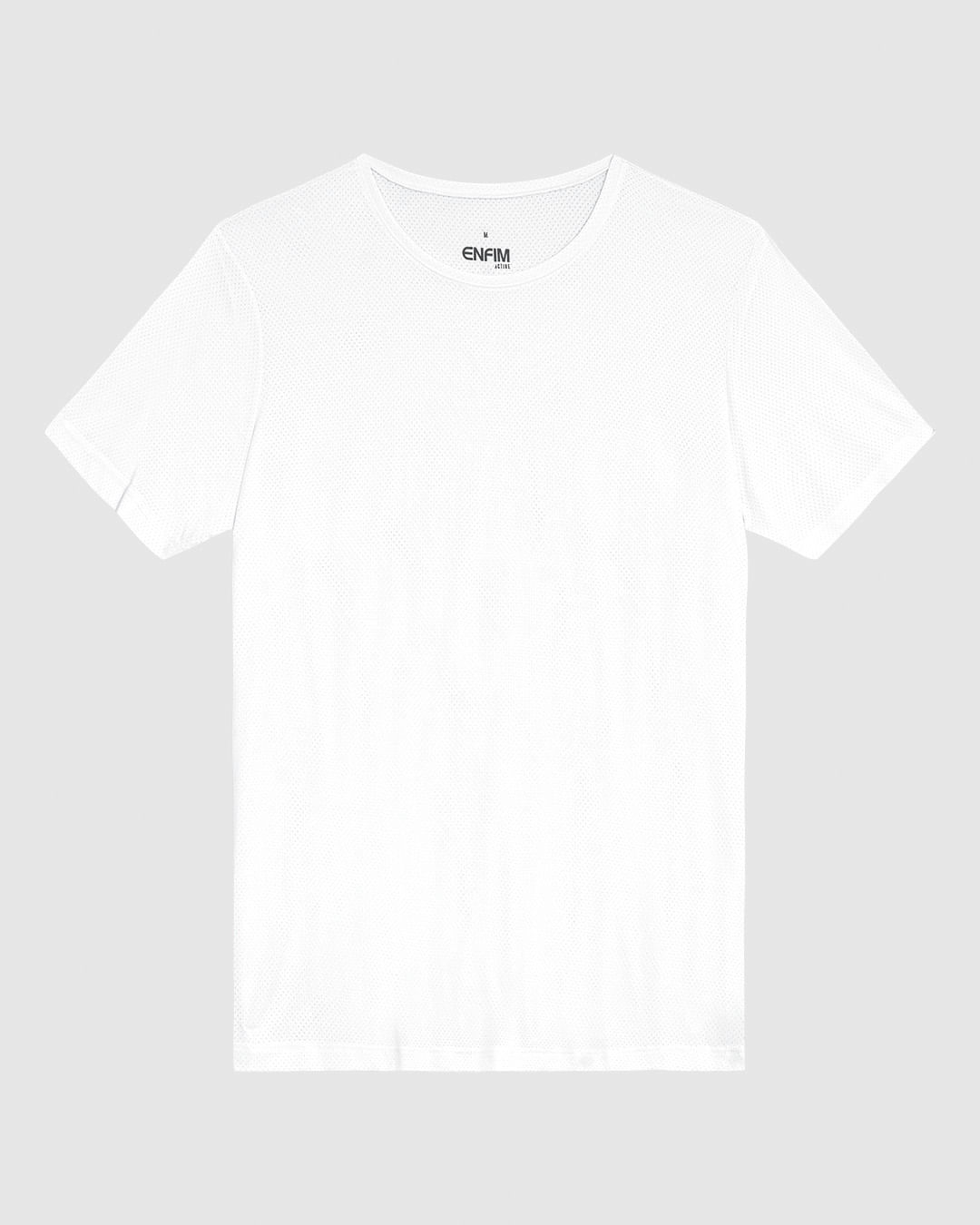 Camiseta Masculina Slim Em Malha Dry - ENFIM - Imagem 7