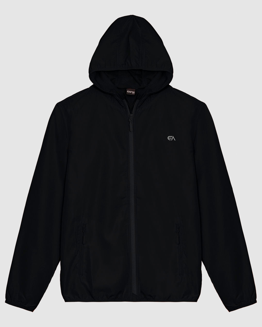 Jaqueta Corta Vento Masculina Com Capuz Em Tafetá - ENFIM - Imagem 12