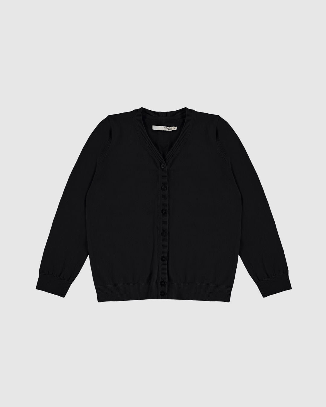 Cardigan Infantil Unissex Decote V Em Tricô Malwee Kids