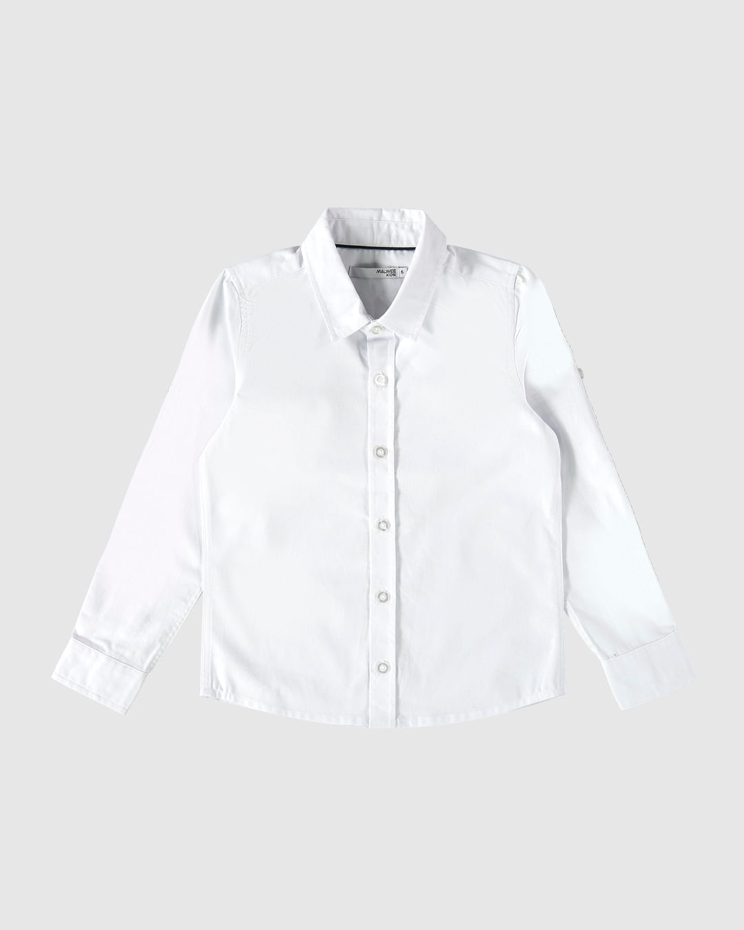 Camisa Infantil Menino Manga Longa Em Tricoline Malwee Kids - Imagem 3