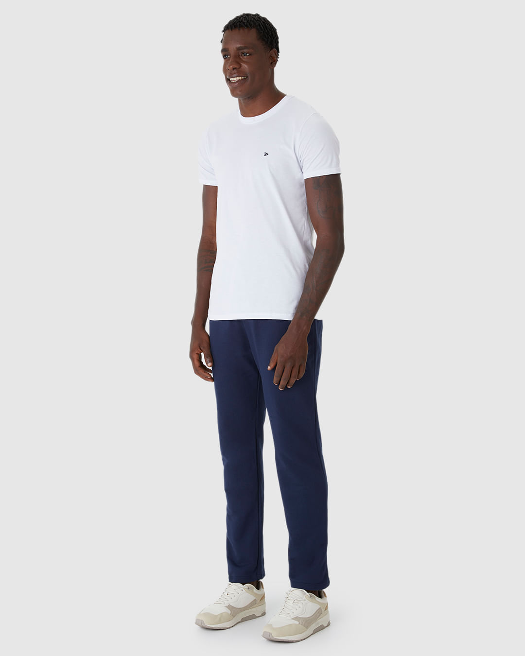 Camiseta Básica Masculina Slim Em Algodão - Imagem 27