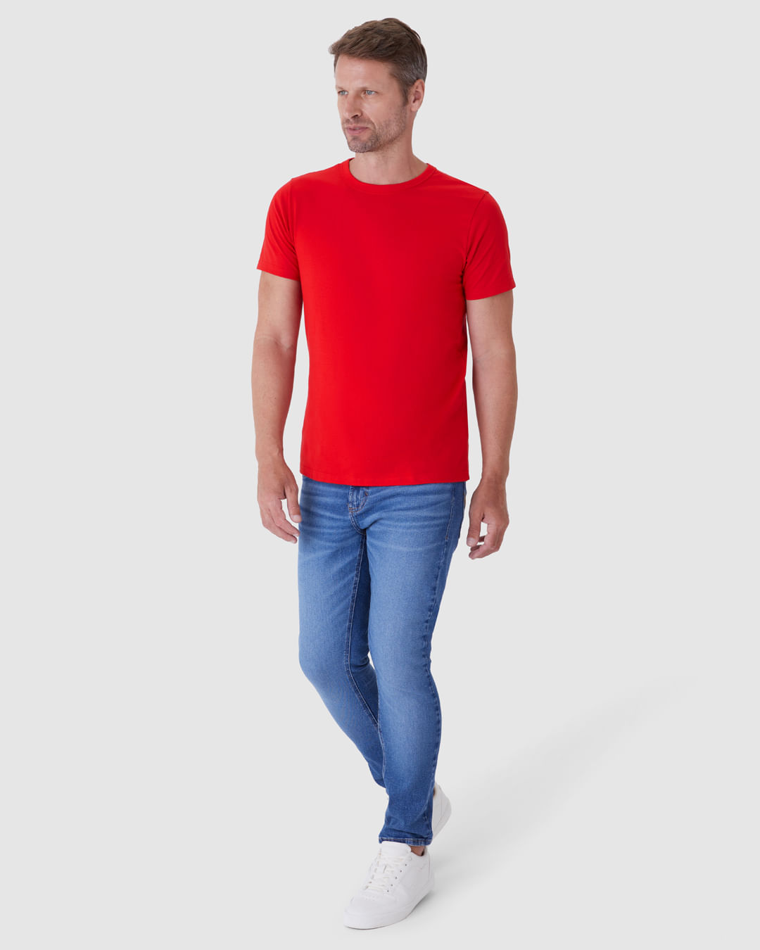 Camiseta Original Masculina Decote Redondo Em Algodão - Imagem 12