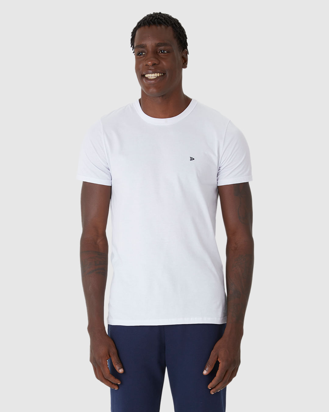 Camiseta Básica Masculina Slim Em Algodão - Imagem 29