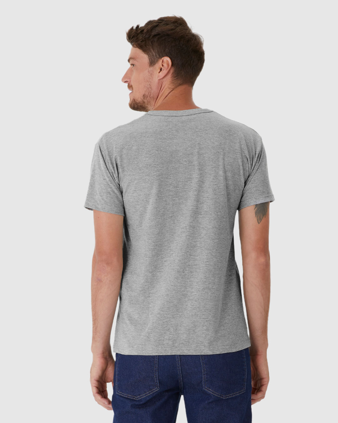 Camiseta Original Masculina Decote Redondo Em Algodão - Imagem 5