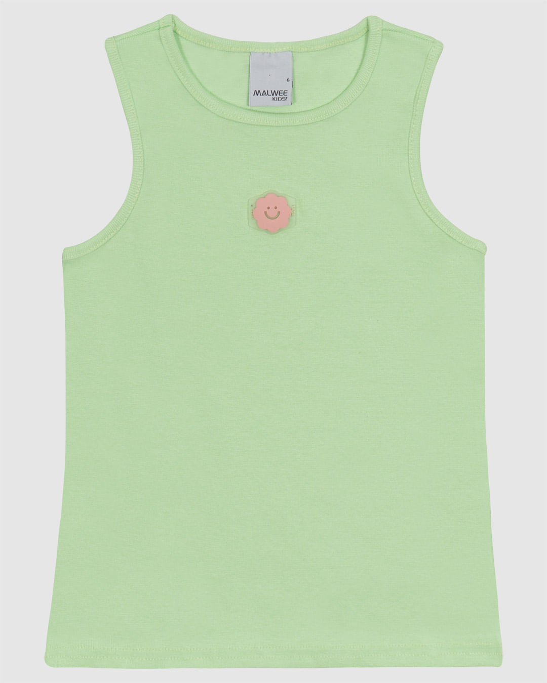 Regata Infantil Menina Nadador Em Ribana Algodão Malwee Kids - Imagem 4