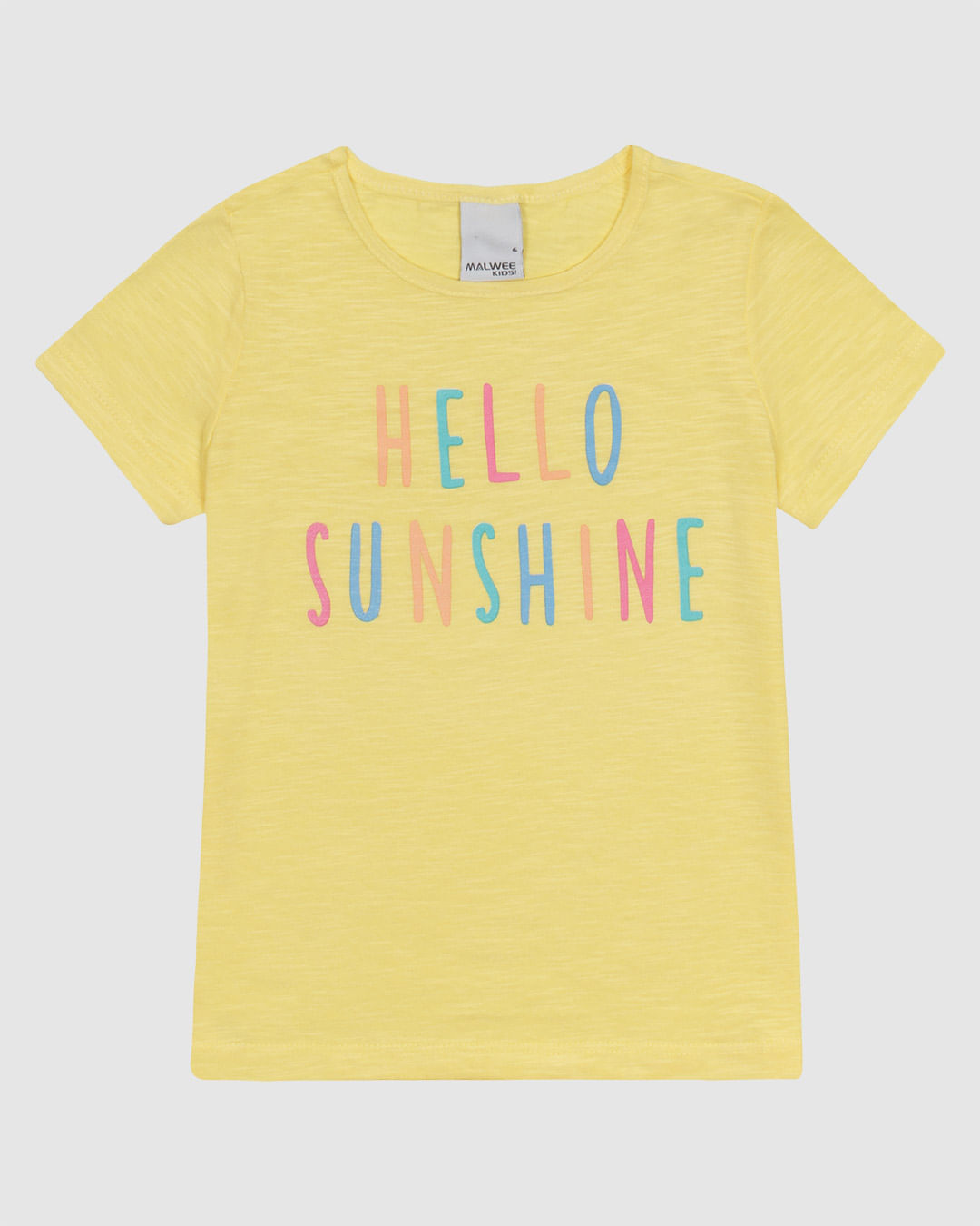 Blusa Infantil Menina Manga Curta Estampa Frontal Em Algodão Malwee Kids - Imagem 2