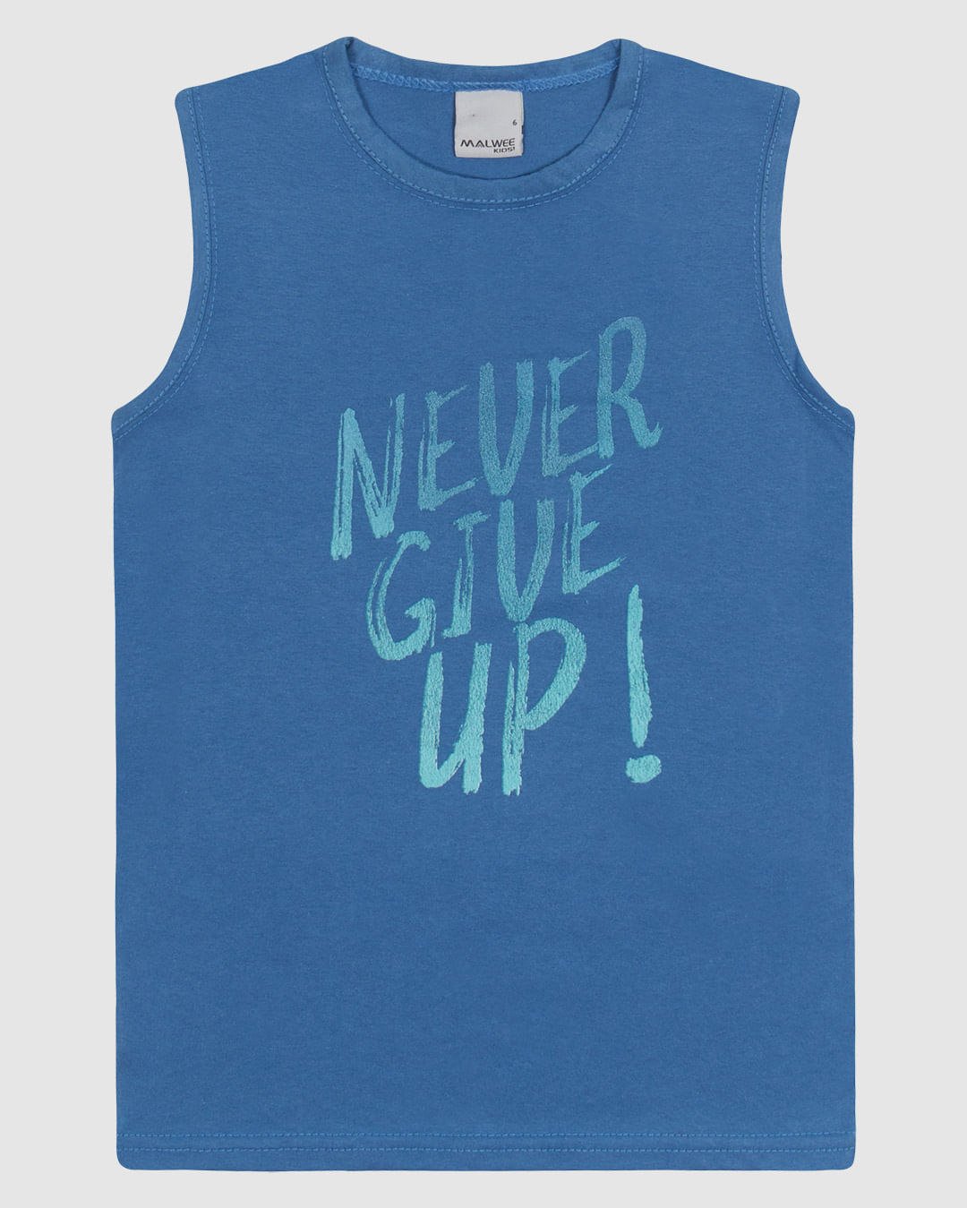 Regata Infantil Menino Sem Manga Estampa Frontal Em Algodão Malwee Kids - Imagem 2