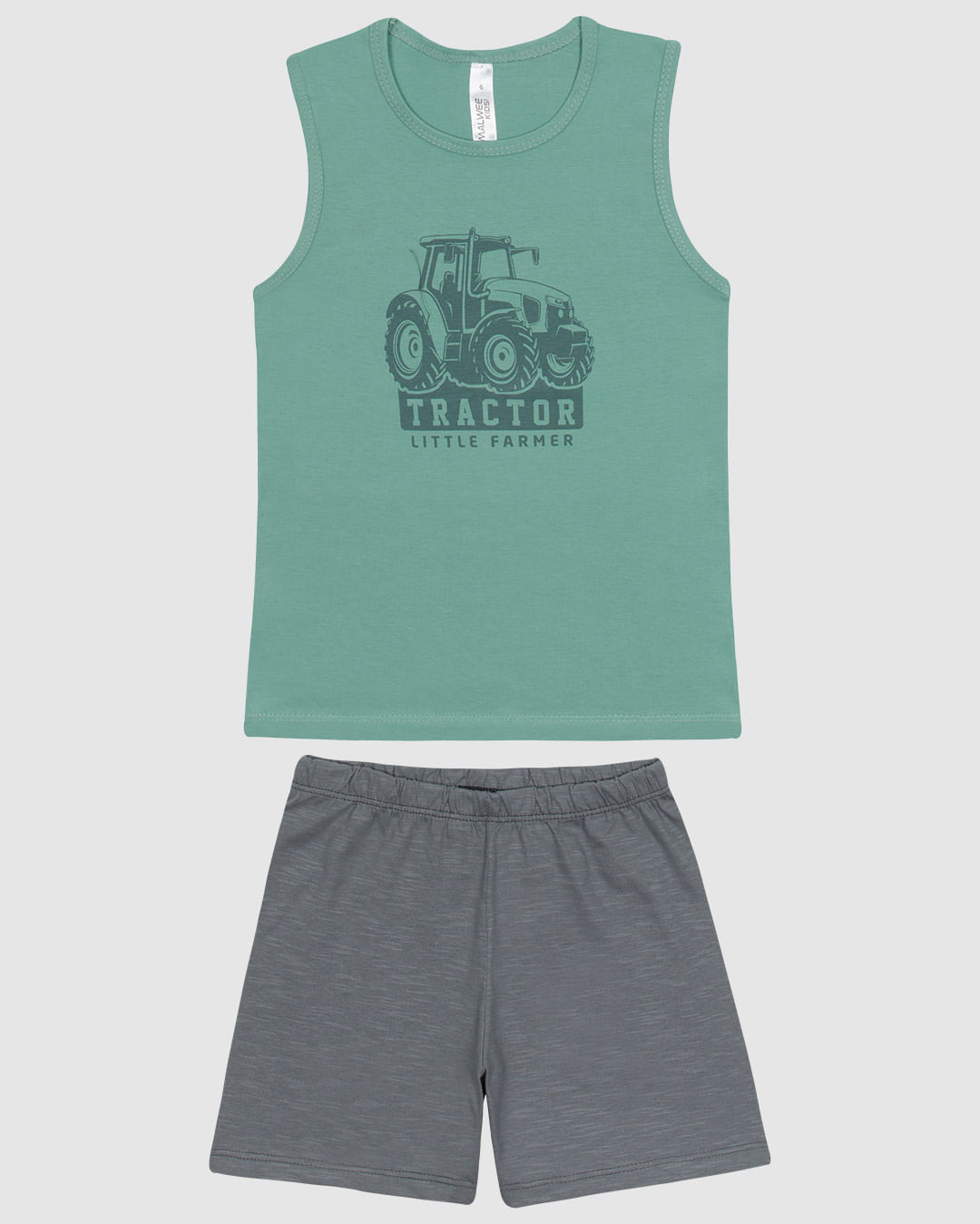 Pijama Infantil Menino Regata Estampa Frontal Em Algodão Malwee Kids - Imagem 5