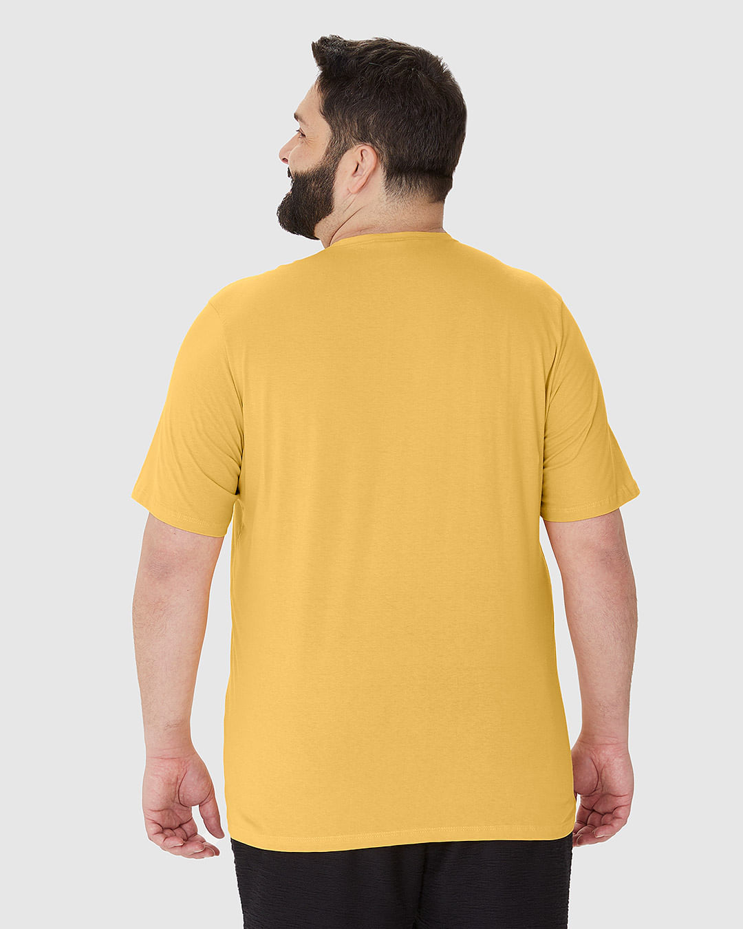 Camiseta Masculina Plus Size Decote Redondo Estampa Frontal Em Algodão - Imagem 15