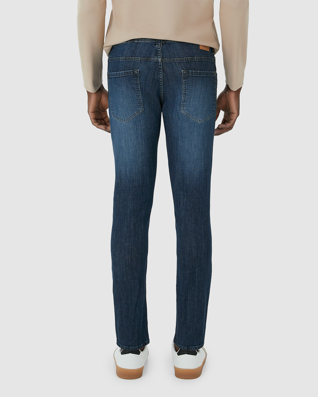 Calça Masculina Skinny Bolso Funcional Em Flex Jeans - Imagem 35