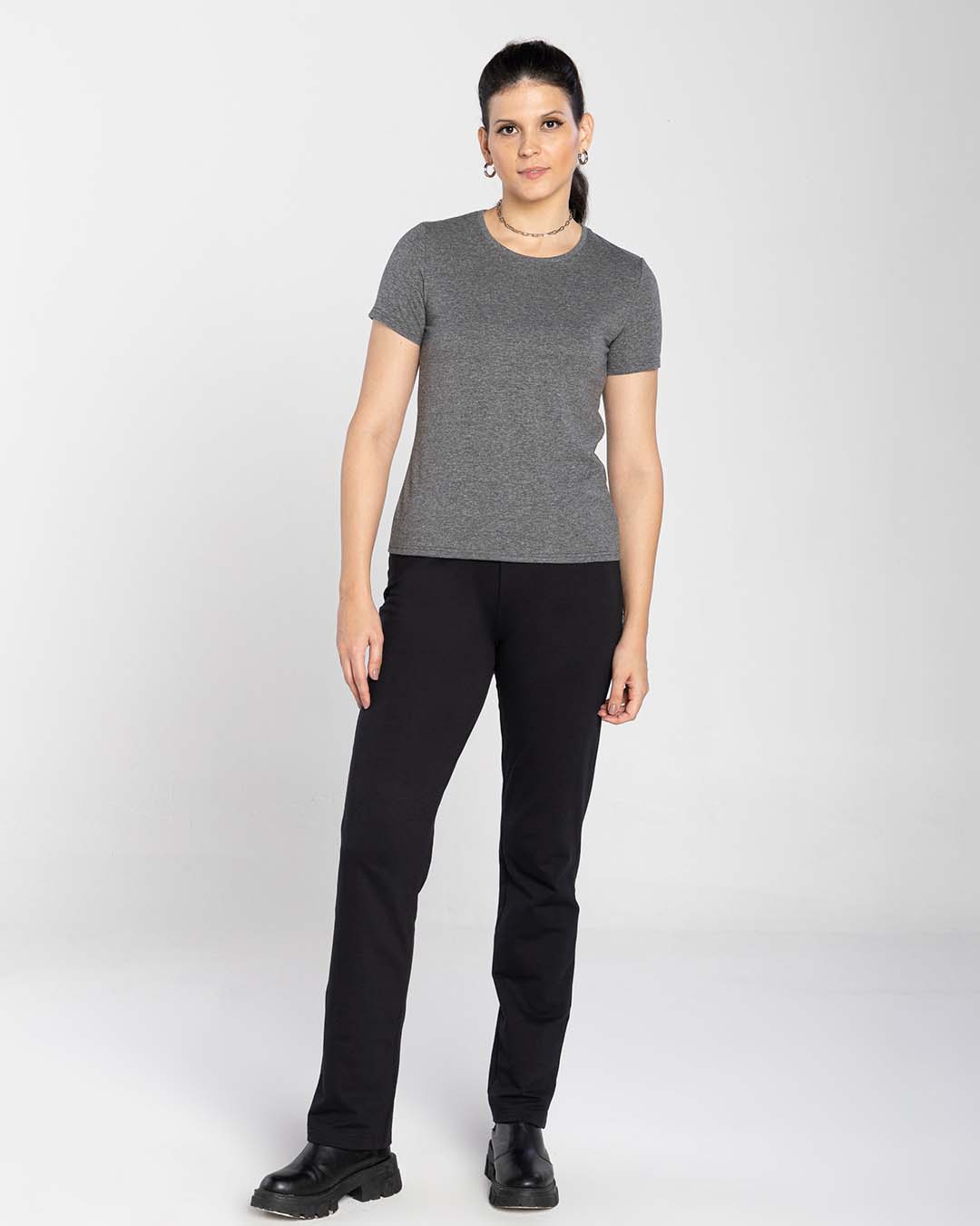 Tech T-Shirt Anti Odor Feminina - BASICAMENTE - Cinza - M