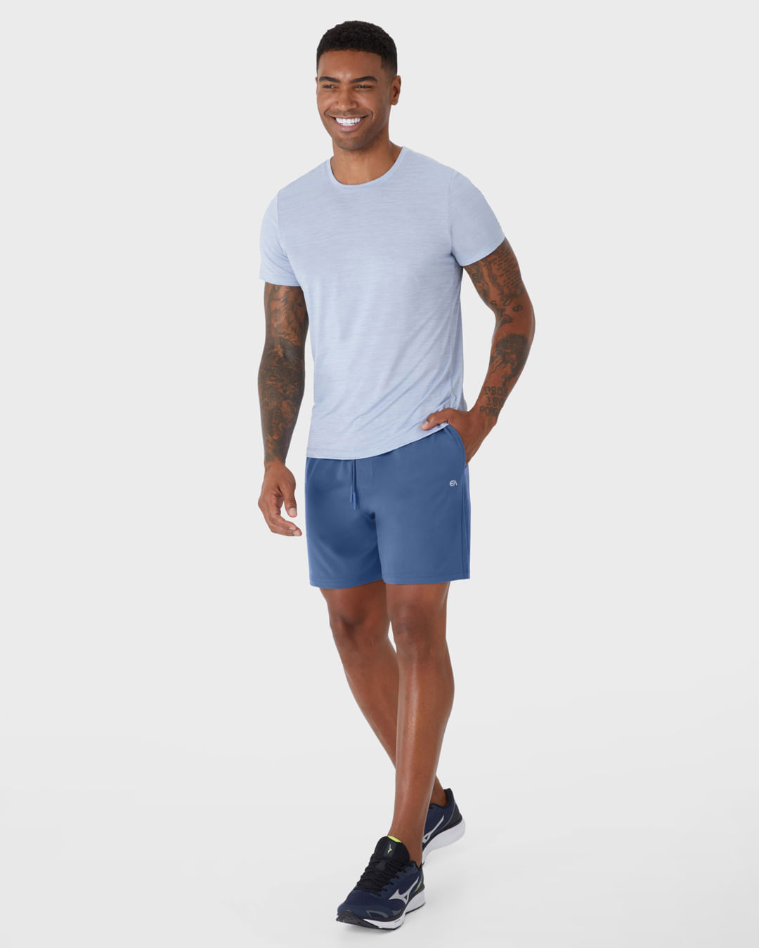 Shorts Reto Masculino Bolso Faca Em Double Jersey - ENFIM - Imagem 3