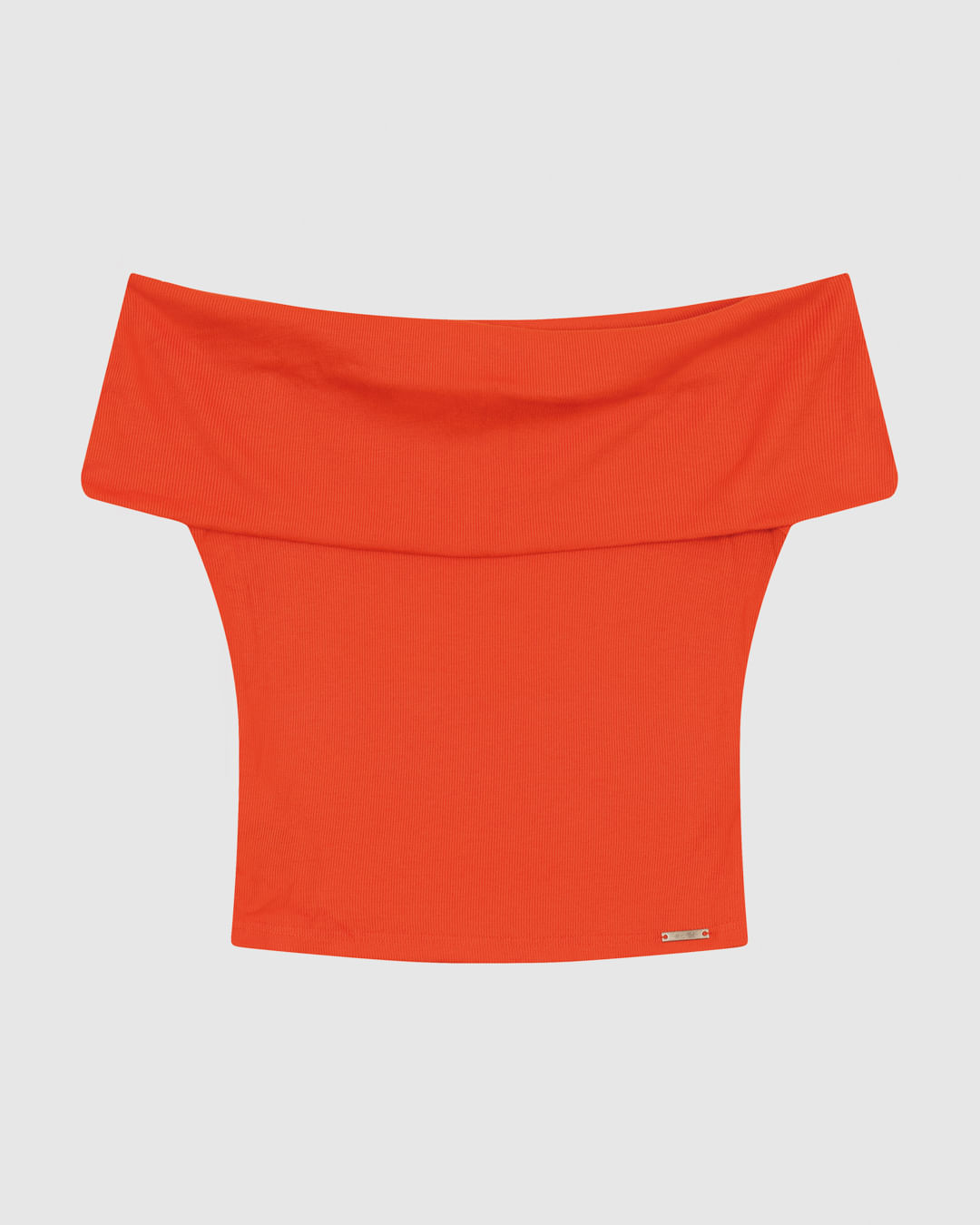 Blusa Justa Feminina Decote Ombro A Ombro Em Malha Viscose Canelada - ENFIM - Imagem 4