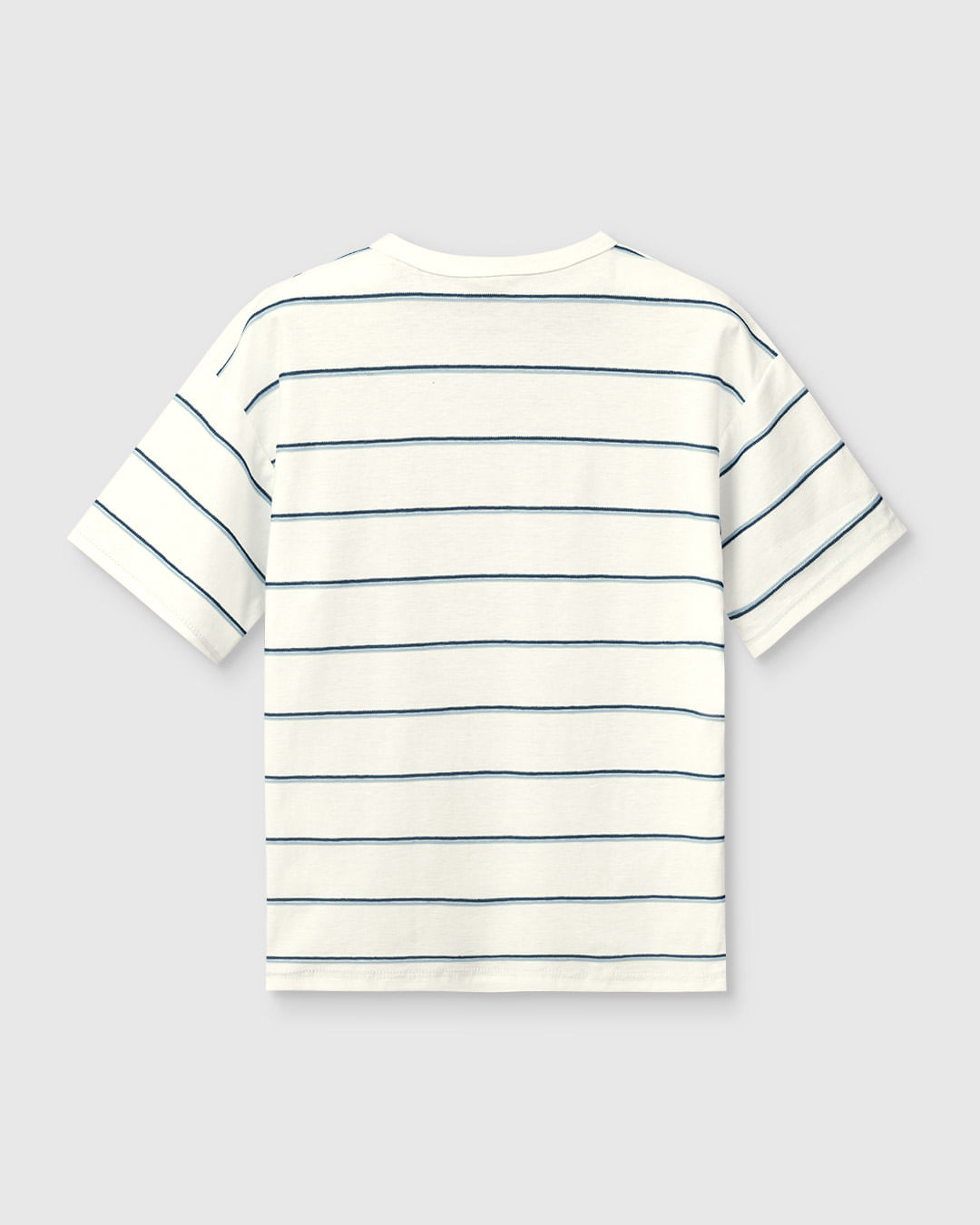 Camiseta Menino Etiqueta Decorativa Em Malha Listrada - Carinhoso - Imagem 9