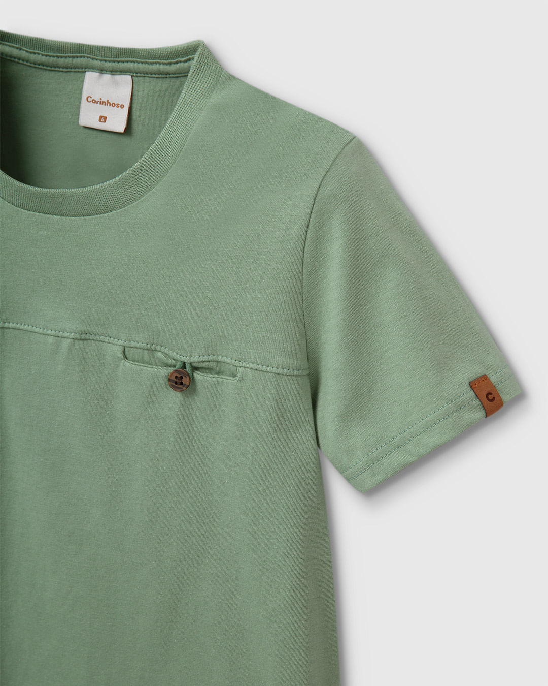 Conjunto Menino Camiseta E Bermuda Em Linho Texturizado - Carinhoso - Imagem 21