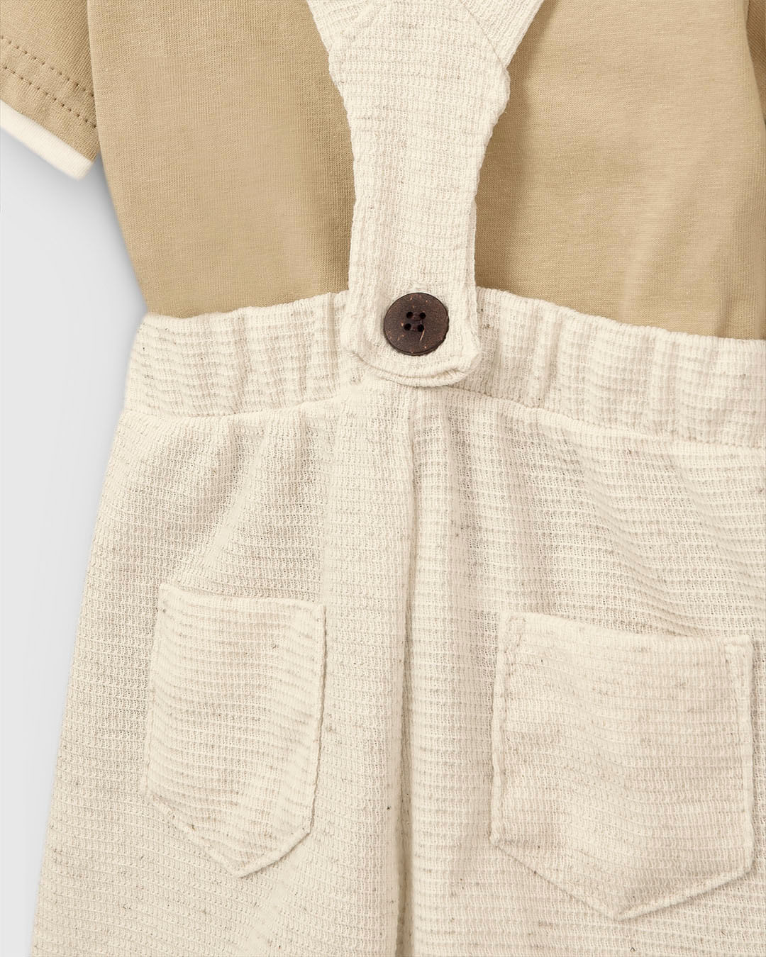 Conjunto Bebê Menino Camisa Polo E Bermuda Com Suspensório - Carinhoso - Imagem 12