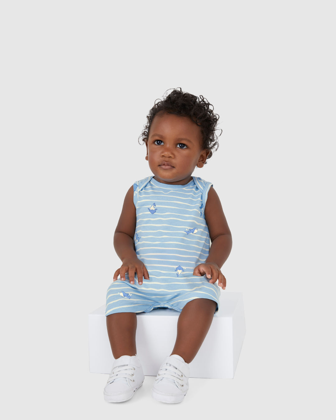 Macaquinho Infantil Menino Regata Em Algodão Malwee Kids - Imagem 5