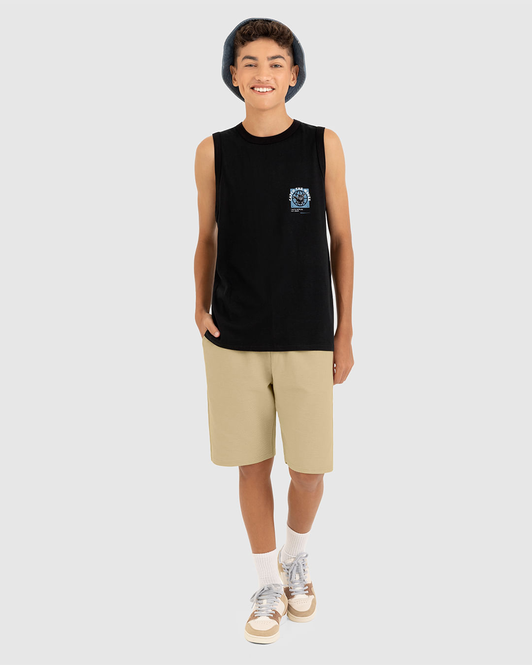 Regata Menino Catch The Waves Em Algodão Malwee Kids - Imagem 7