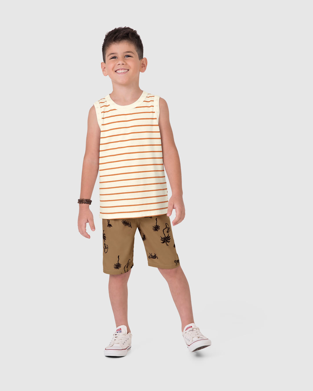 Regata Infantil Menino Estampada Em Algodão Malwee Kids - Imagem 11