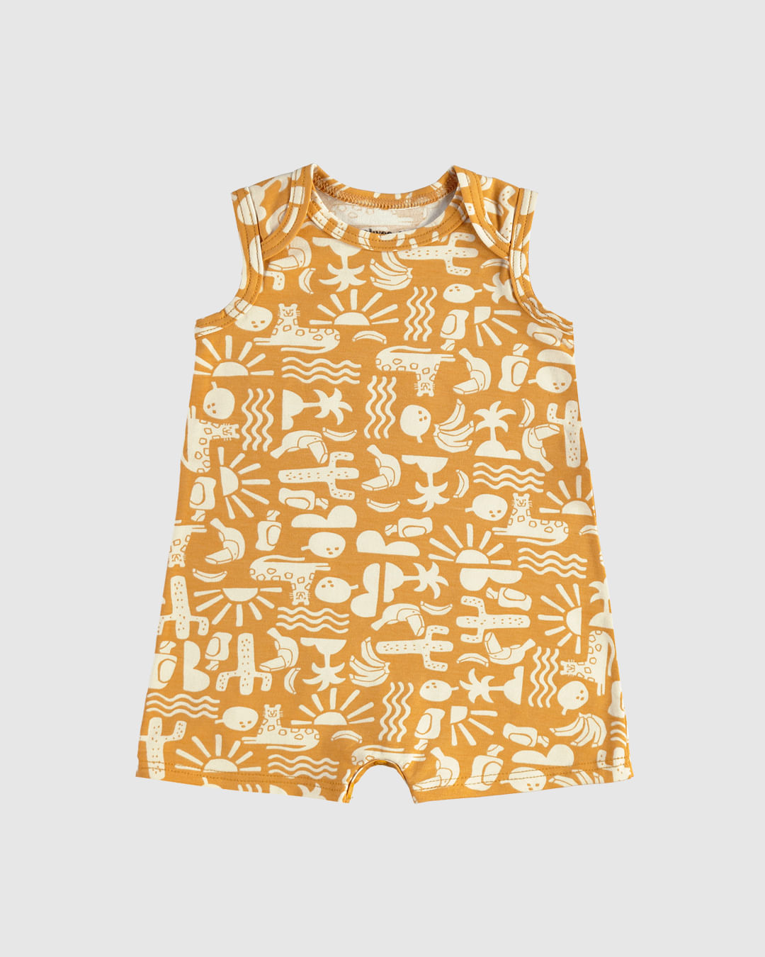 Macaquinho Infantil Menino Regata Em Algodão Malwee Kids - Imagem 4