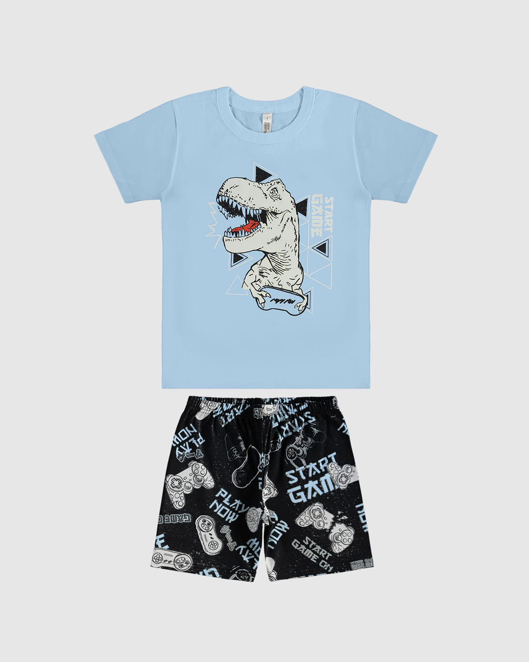 Pijama Infantil Menino Start Game Em Algodão Malwee Kids - Imagem 5