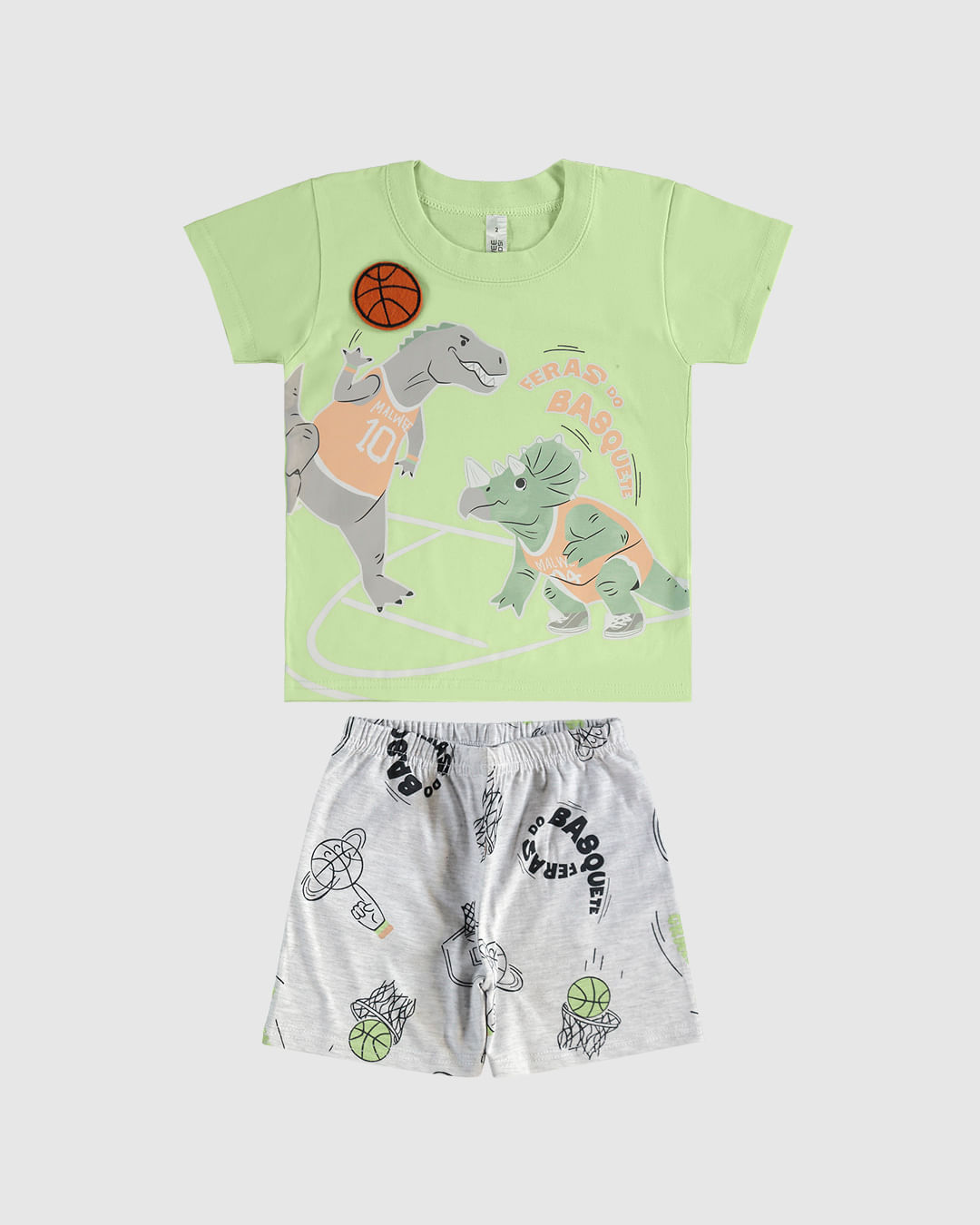 Pijama Infantil Menino Aplique Interativo Em Algodão Malwee Kids - Imagem 6