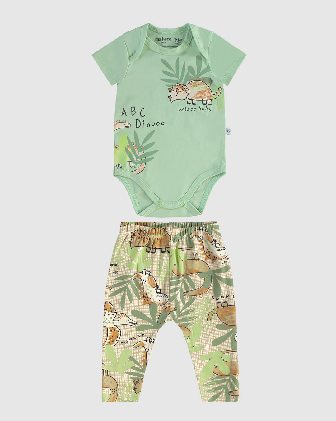 Conjunto Infantil Menino Body E Calça Estampada Em Algodão Malwee Kids - Imagem 2