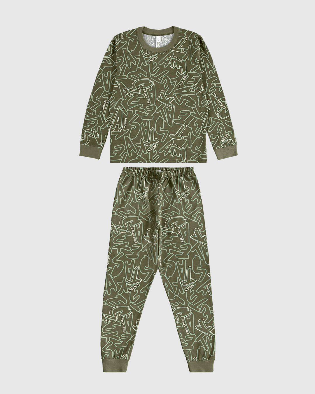 Pijama Longo Infantil Menino Em Malha Algodão Malwee Kids - Imagem 5