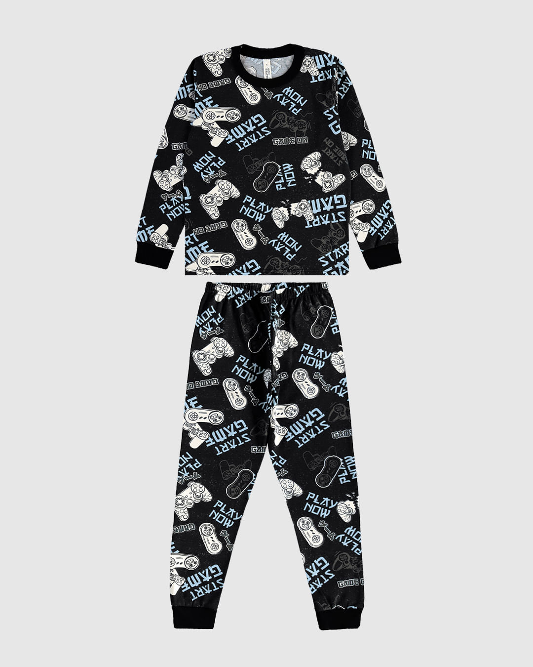 Pijama Longo Infantil Menino Em Malha Algodão Malwee Kids