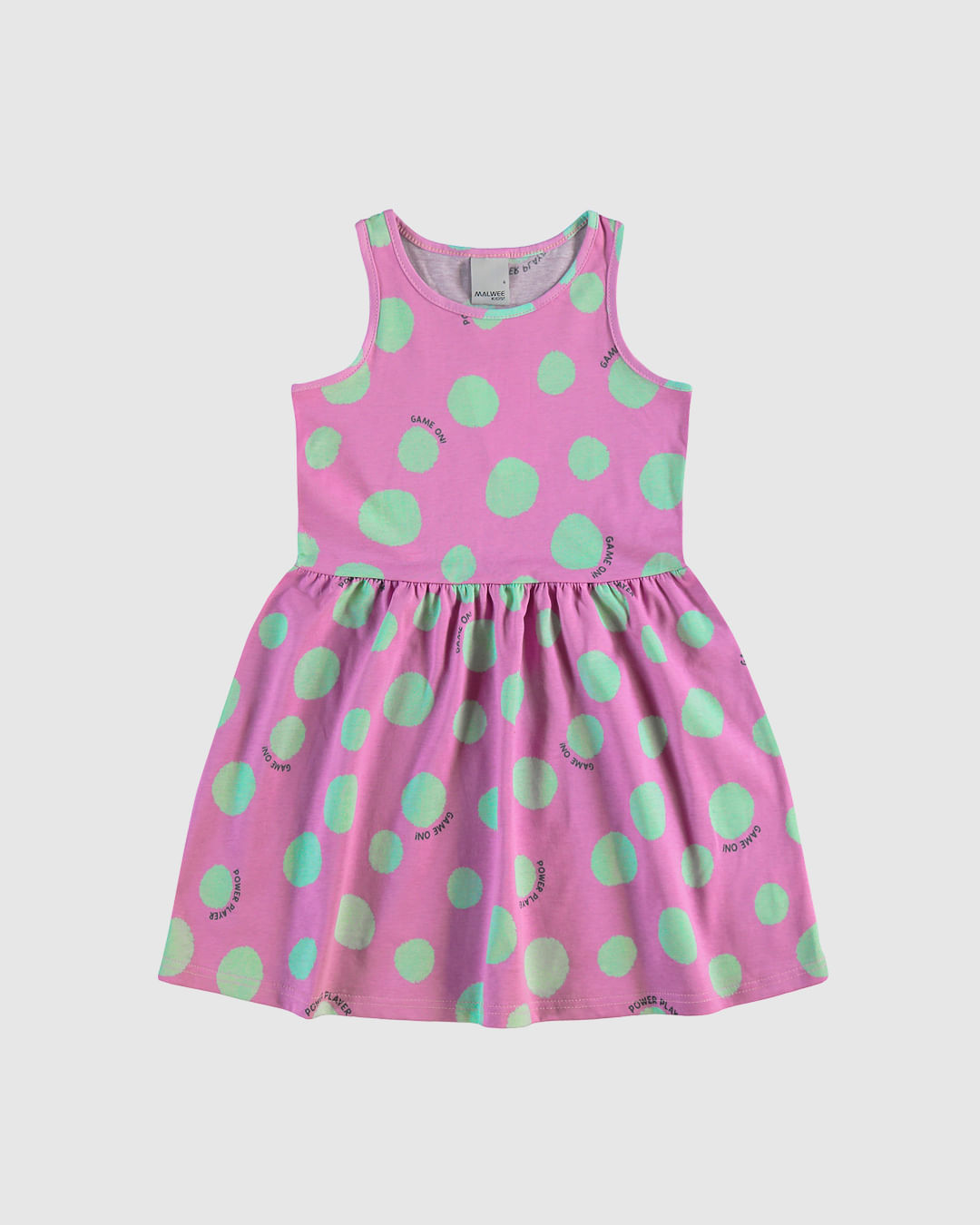 Vestido Infantil Estampado Em Algodão Malwee Kids
