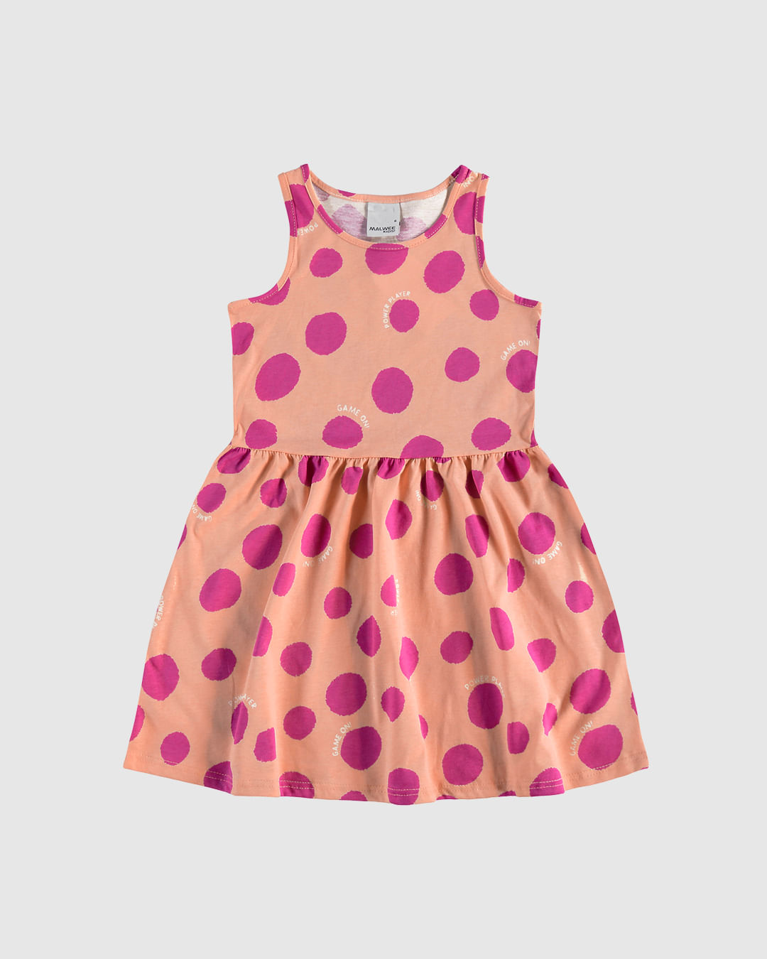 Vestido Infantil Estampado Em Algodão Malwee Kids - Imagem 4