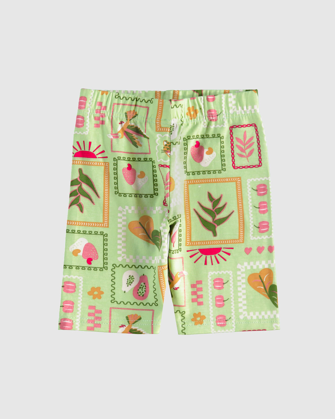 Bermuda Infantil Menina Estampada Em Algodão Malwee Kids