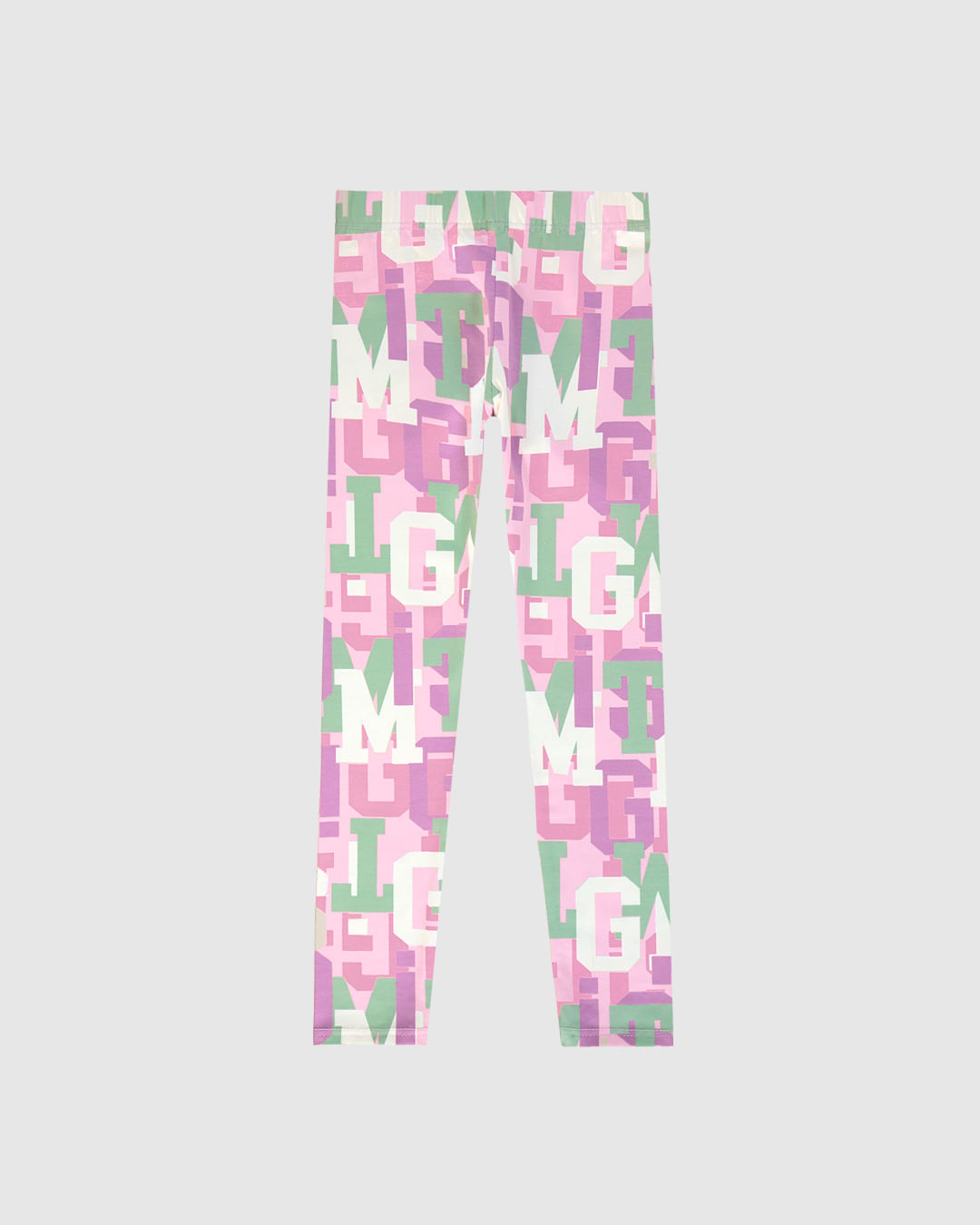 Calça Legging Infantil Estampada Em Algodão Malwee Kids - Imagem 6