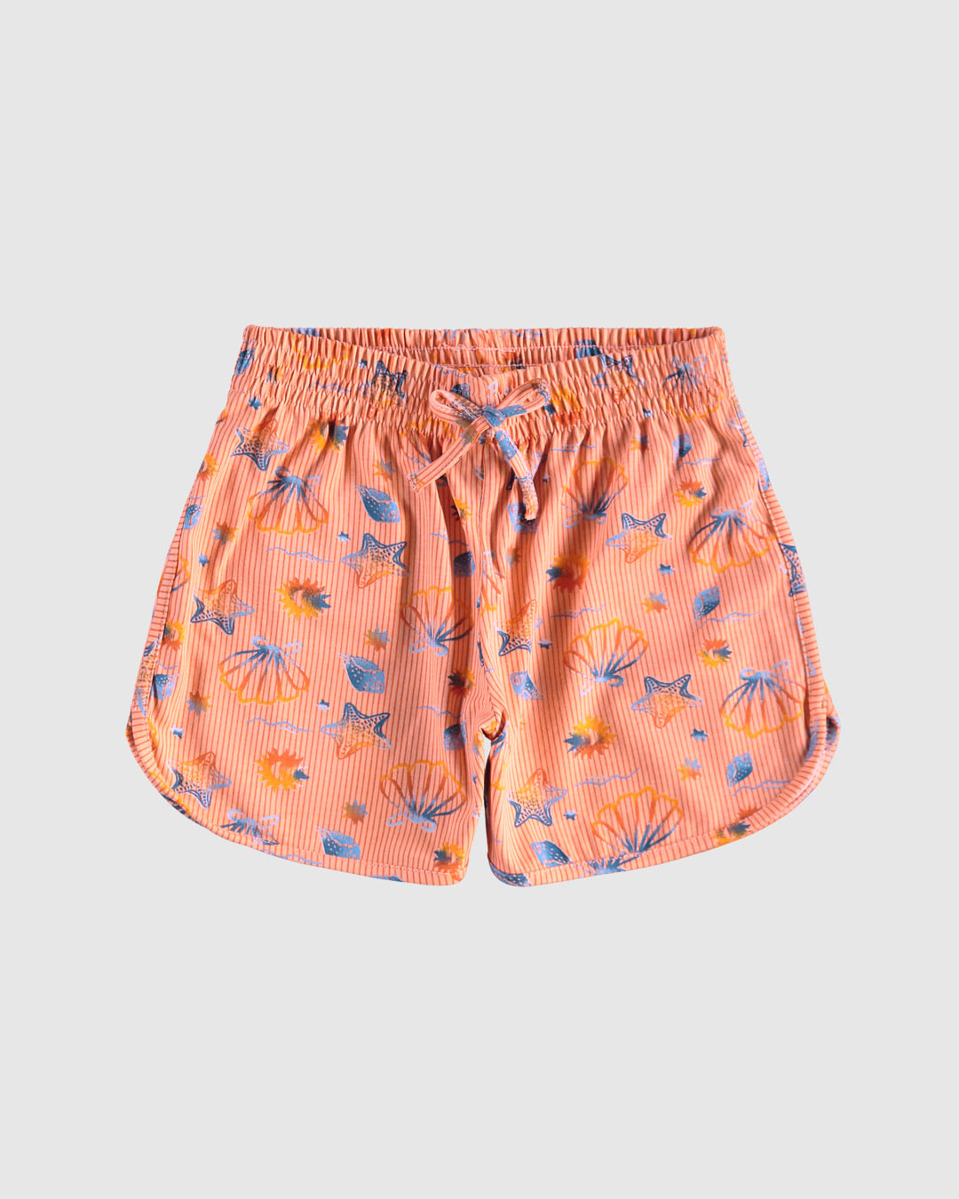 Shorts Infantil Menina Estampado Com Cadarço Em Algodão Malwee Kids - Imagem 12
