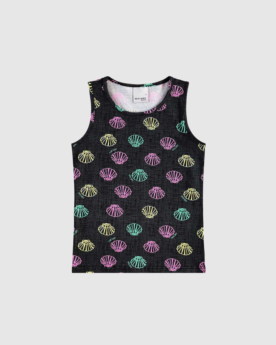 Regata Infantil Menina Estampada Em Algodão Malwee Kids - Imagem 14