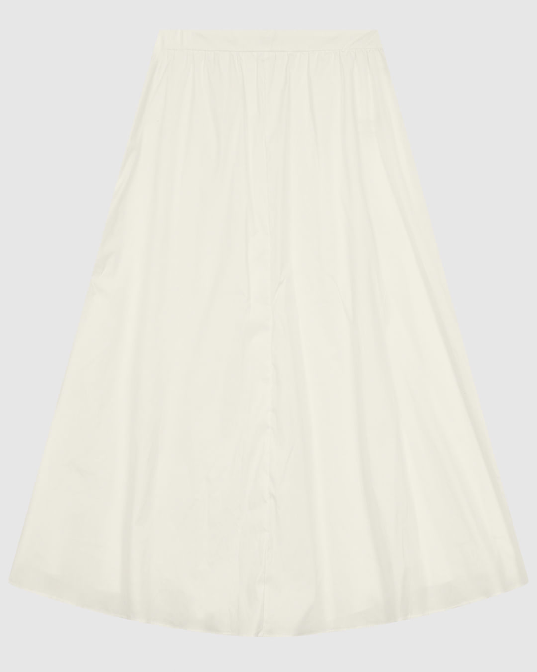 Saia Midi Feminina Pregas Bolso Funcional Em Algodão Stretch - ENFIM - Imagem 3