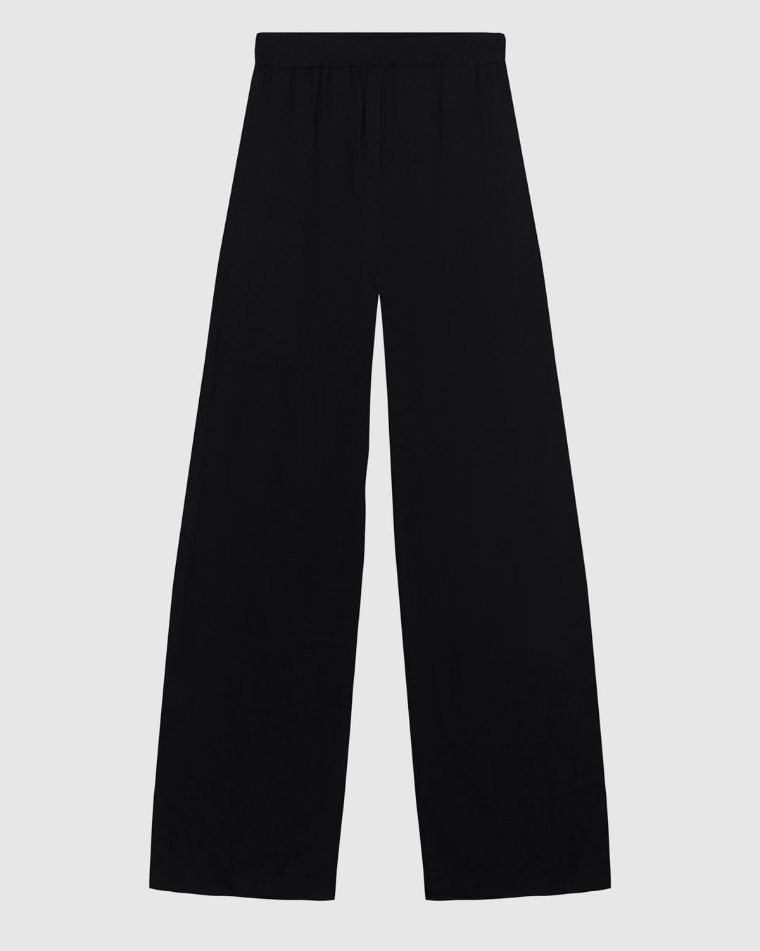 Calça Wide Leg Feminina Bolso Funcional Em Tecido Acetinado - ENFIM