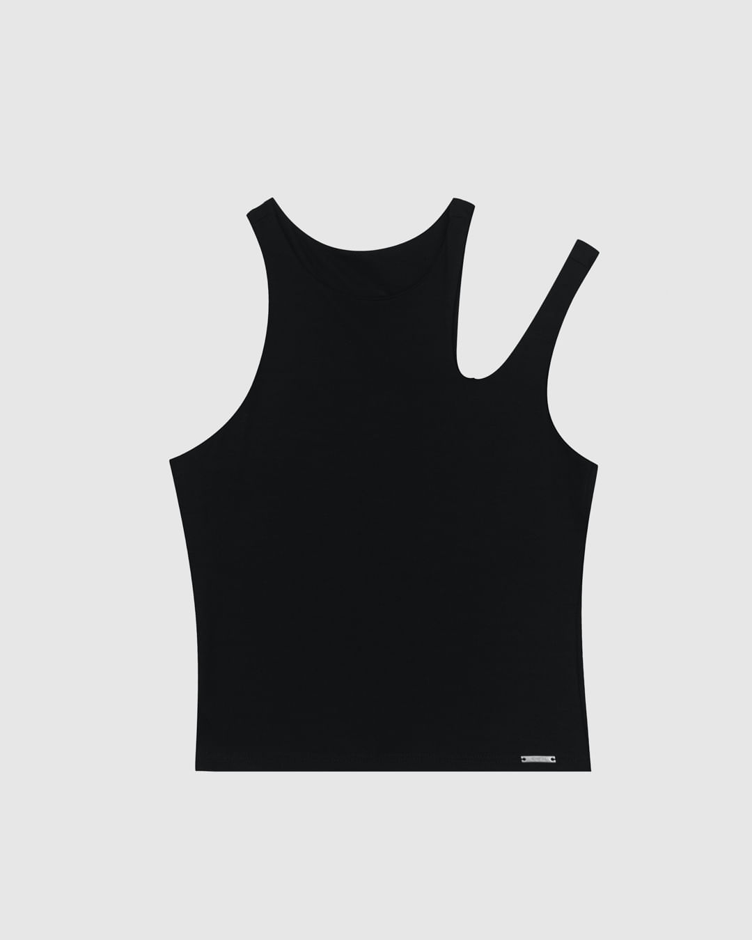 Regata Justa Feminina Recorte Cut Out Ombro Em Viscose Stretch - ENFIM - Imagem 2