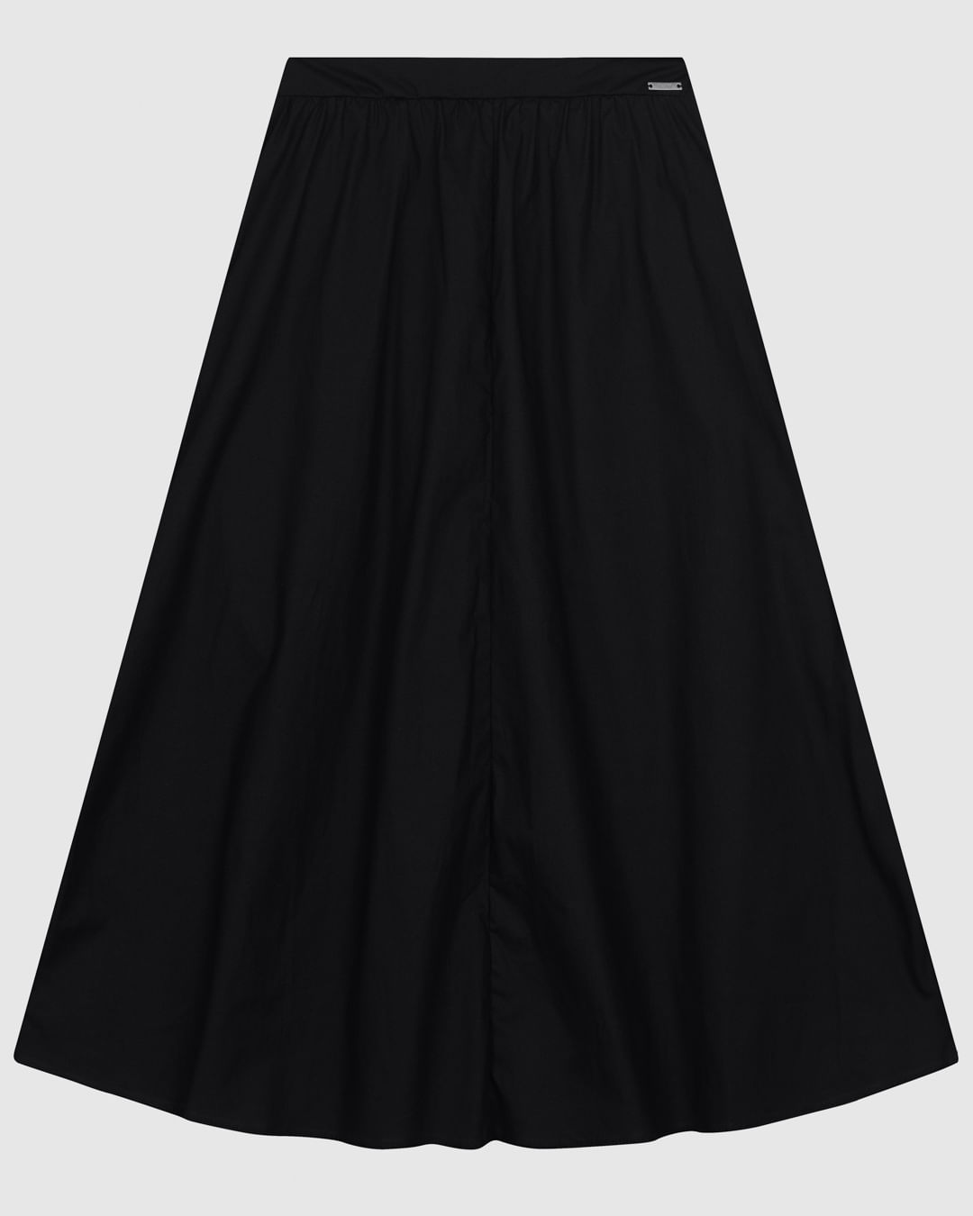 Saia Midi Feminina Pregas Bolso Funcional Em Algodão Stretch - ENFIM - Imagem 6